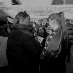 East End Sisters banner drop in Brick Lane against Hopetown hostel closure